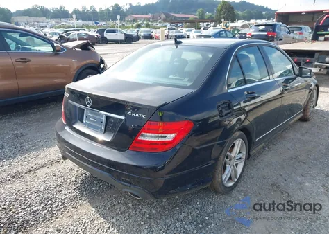 2014 Mercedes-Benz C 300 Sport 4Matic из США, поврежденный, VIN WDDGF8AB5ER307782